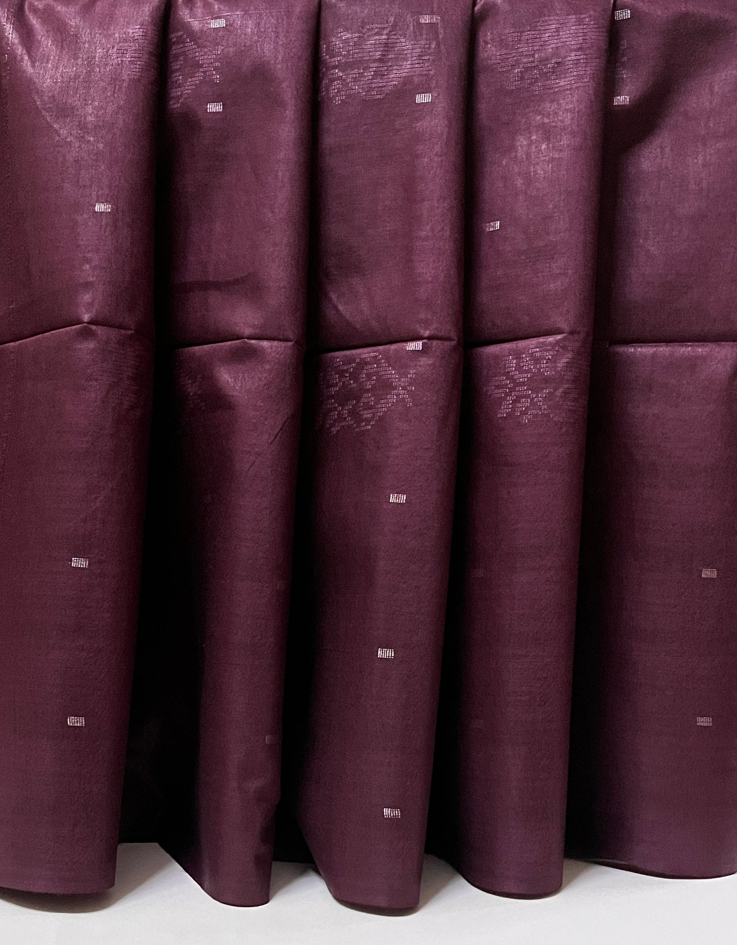 Ks 240 - Deep Wine Elegance Saree