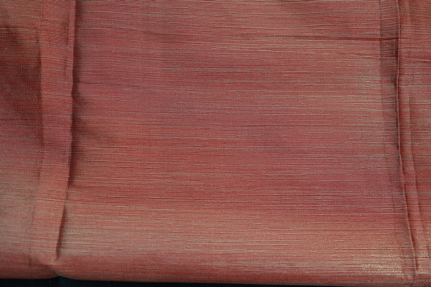 KS75 - Elegant Handwoven Red & Black Cotton Saree