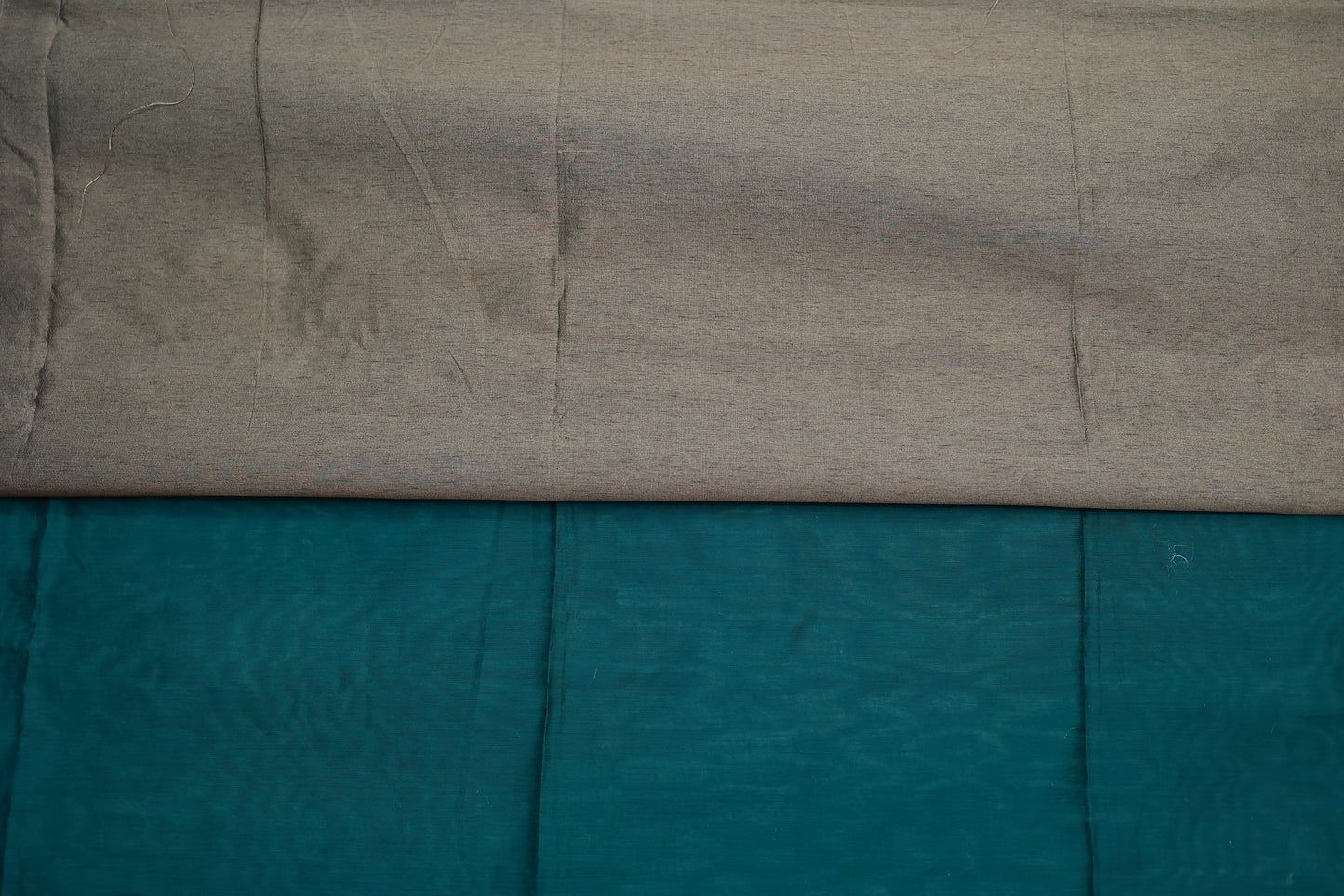 KS89 - Deep teal green Fancy cotton saree