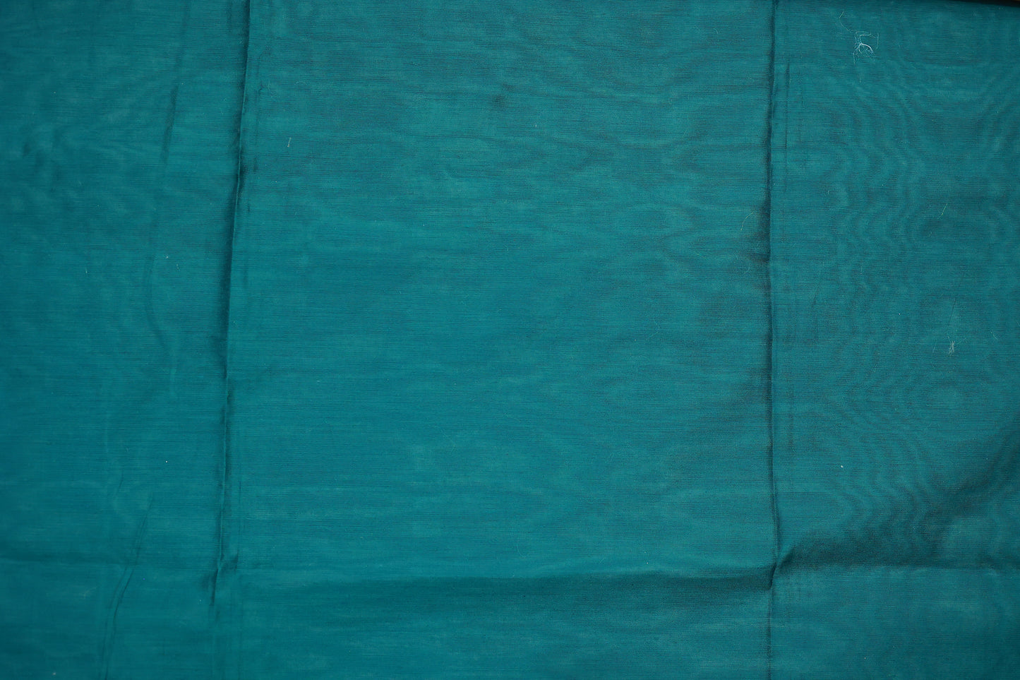 KS89 - Deep teal green Fancy cotton saree