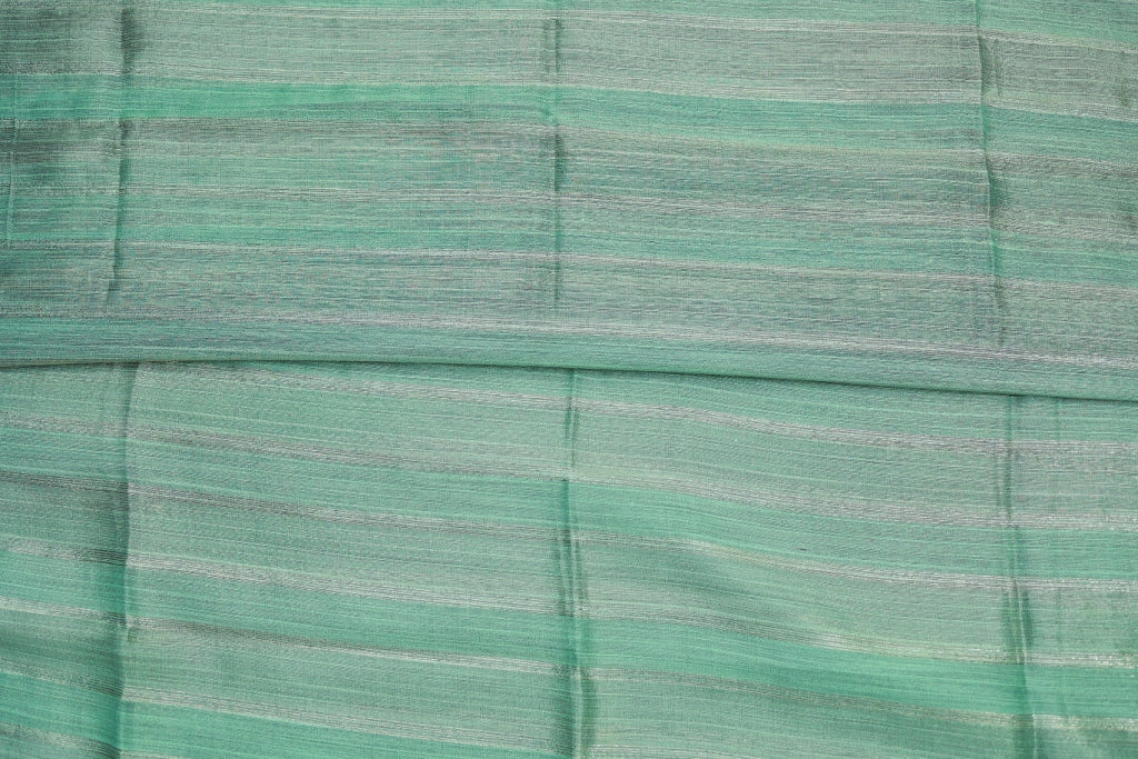 KS91 - Pastel mint green raw silk