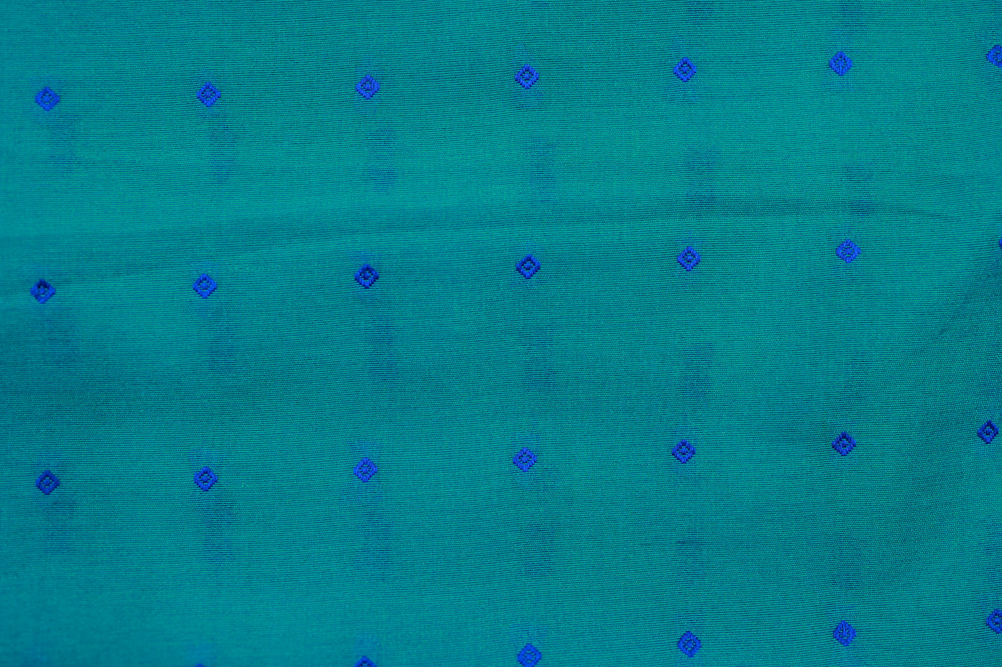 KS73 - Aqua and royal blue Semi Tussar Sarees