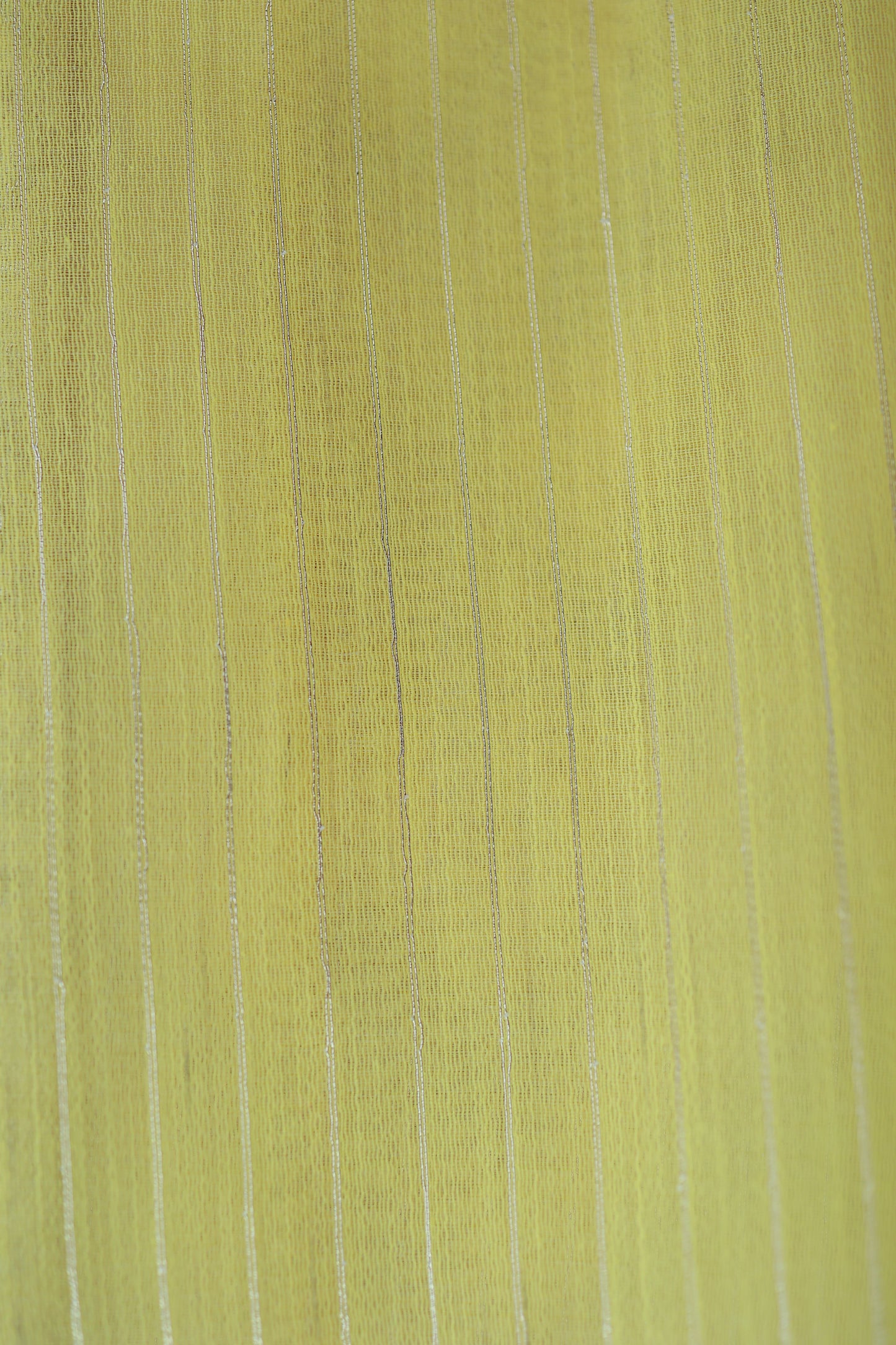 KS55 - Pale yellow silk blended saree