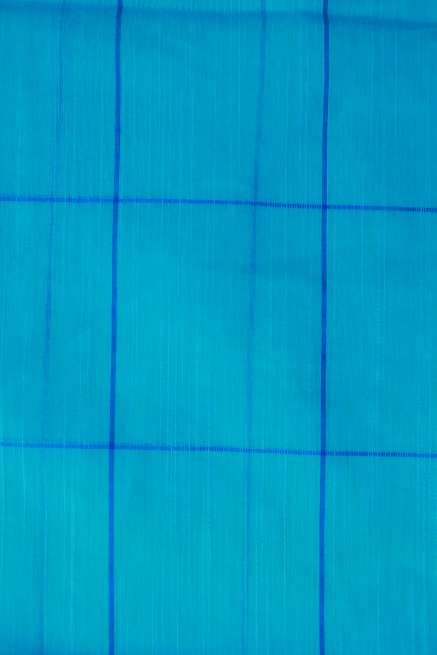 KS51 - Cobalt and Royal blue silk blended cotton