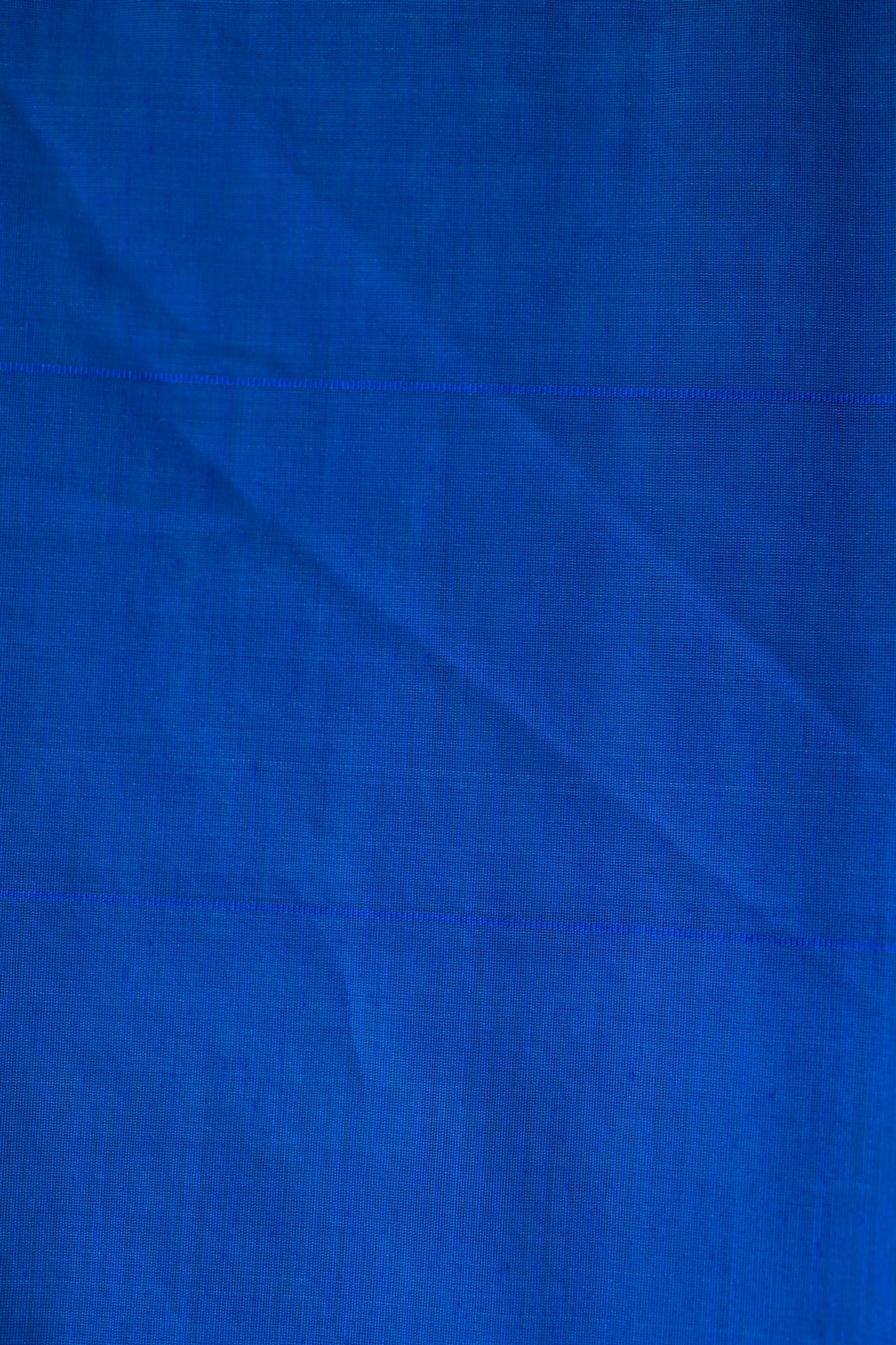 KS51 - Cobalt and Royal blue silk blended cotton