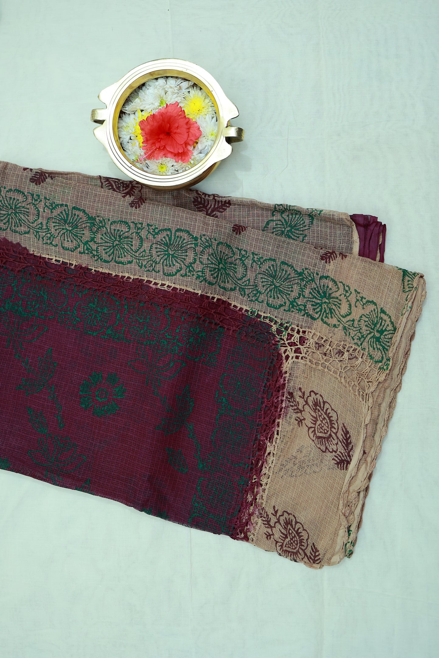 KS107 - Handwoven Patchwork saree