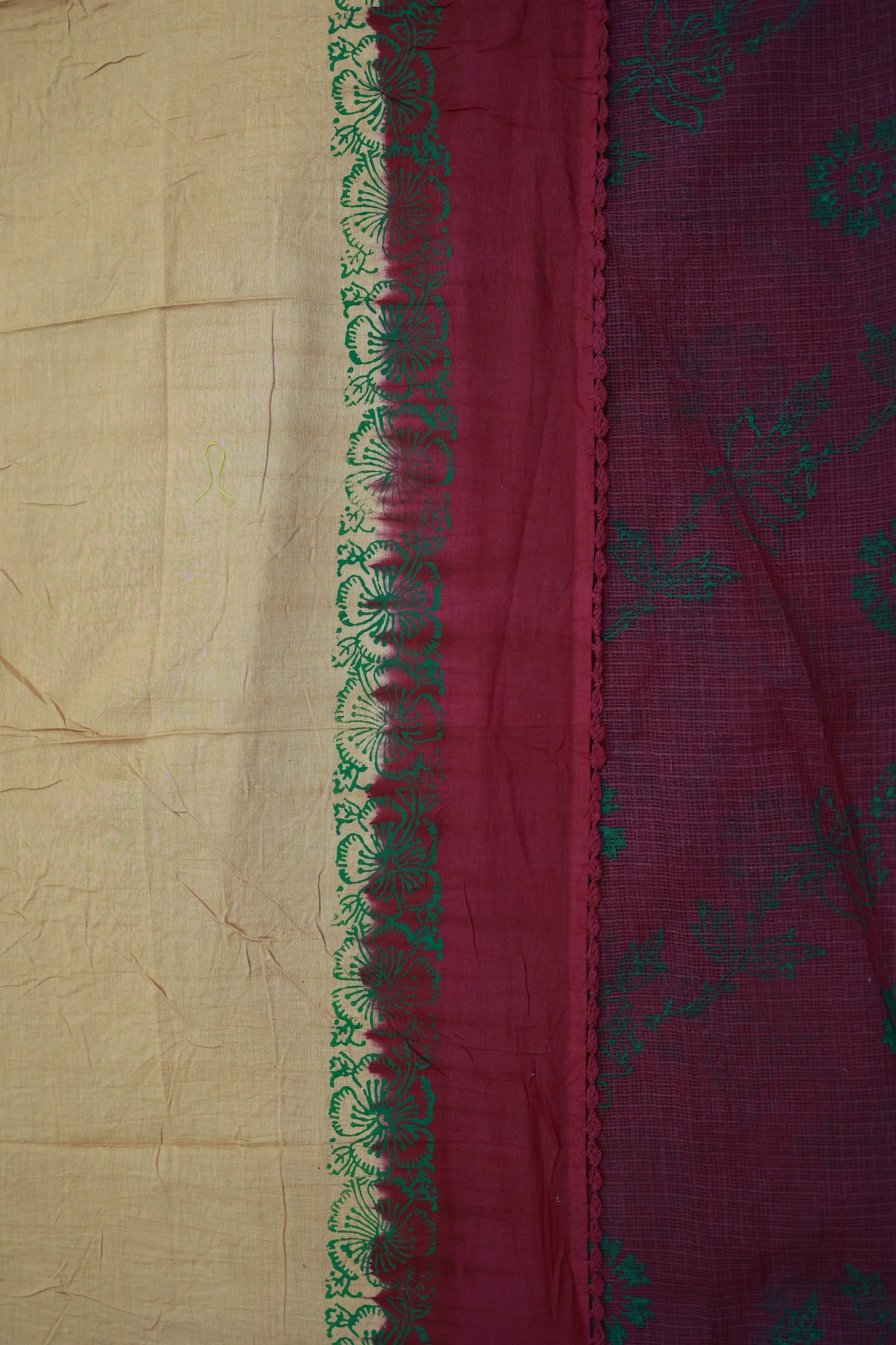KS107 - Handwoven Patchwork saree
