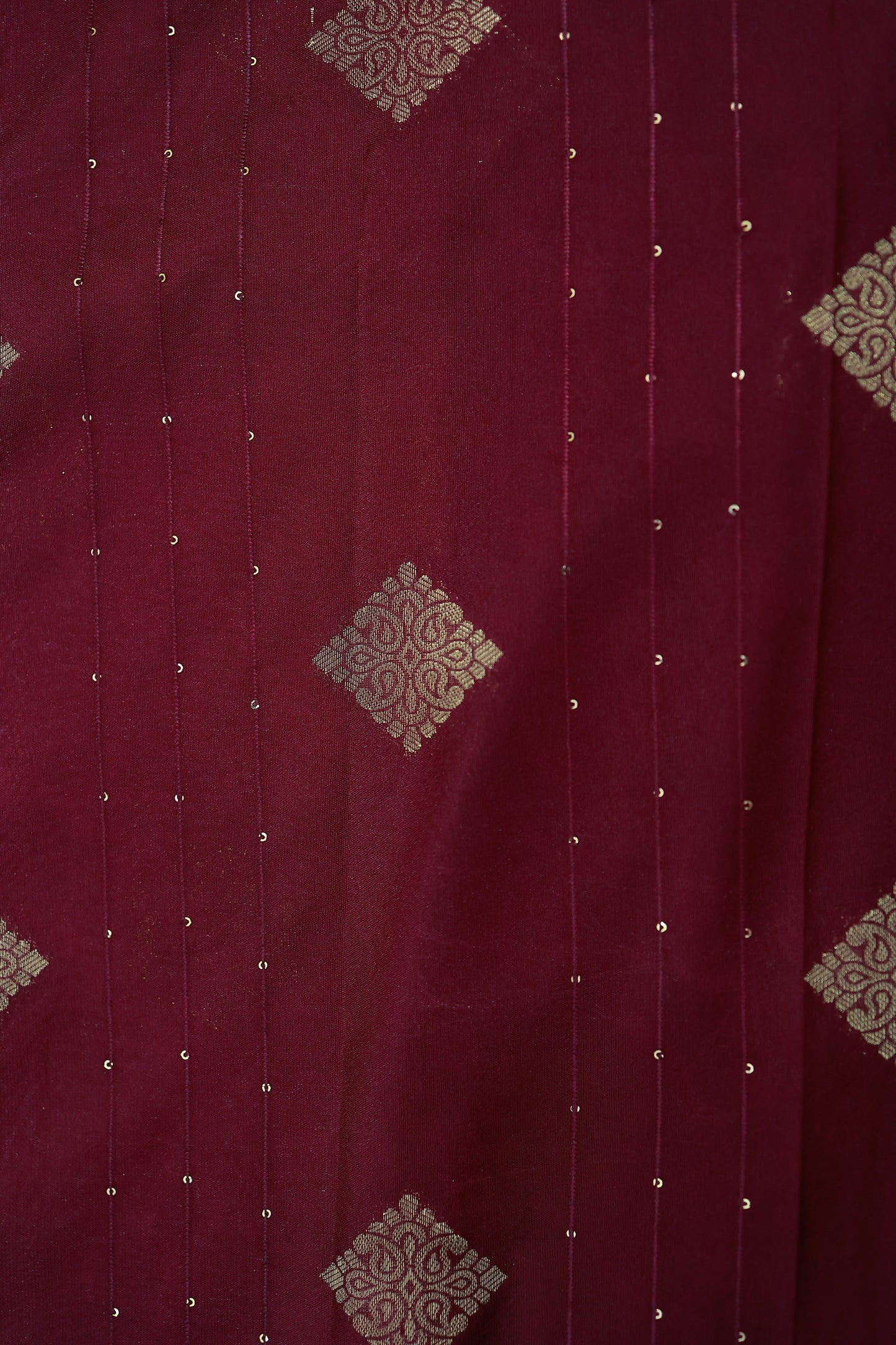 KS105 - Rose Wine Mysore Silk Saree