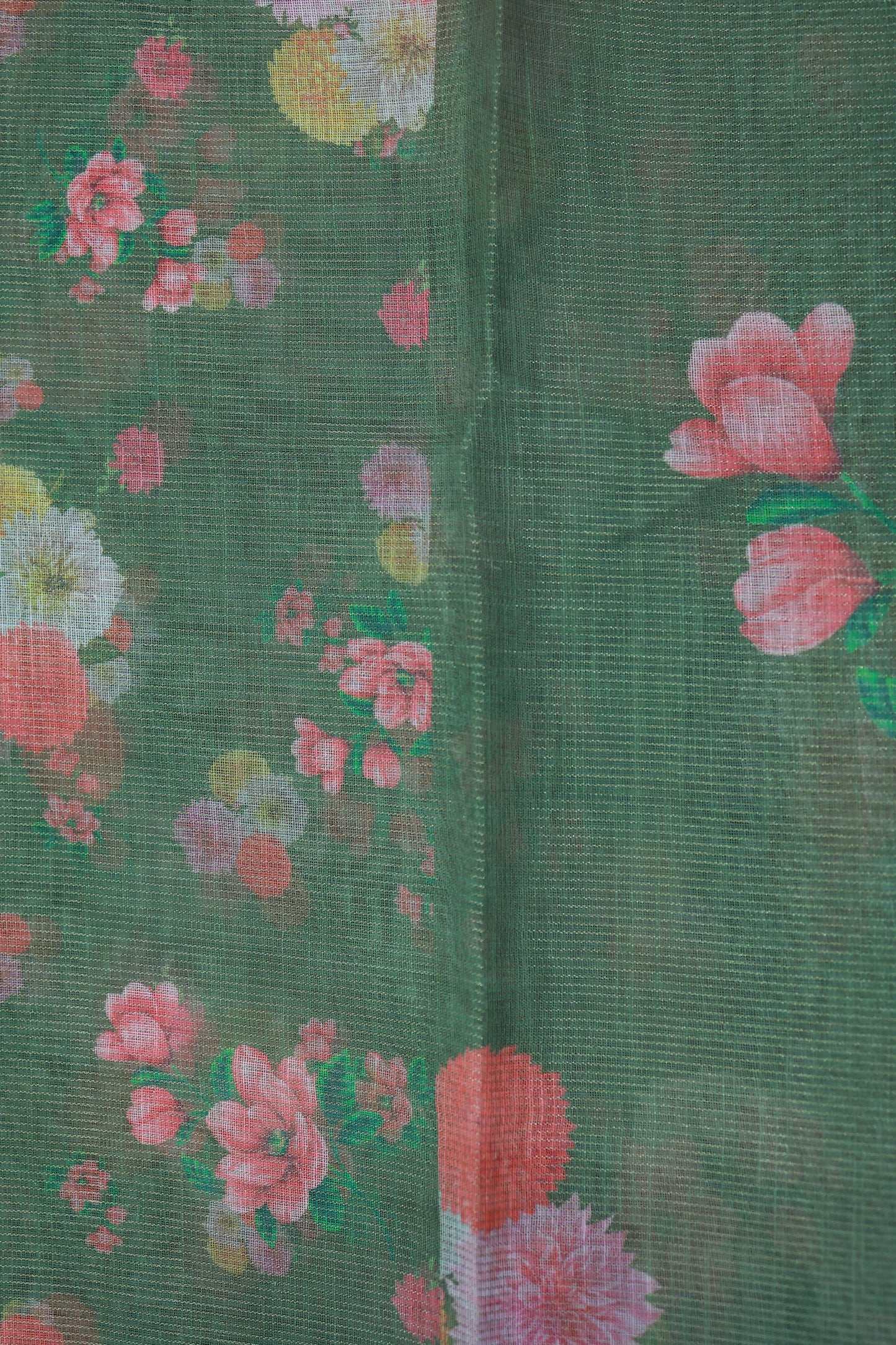 KS12 -Elegant Handwoven Linen Saree