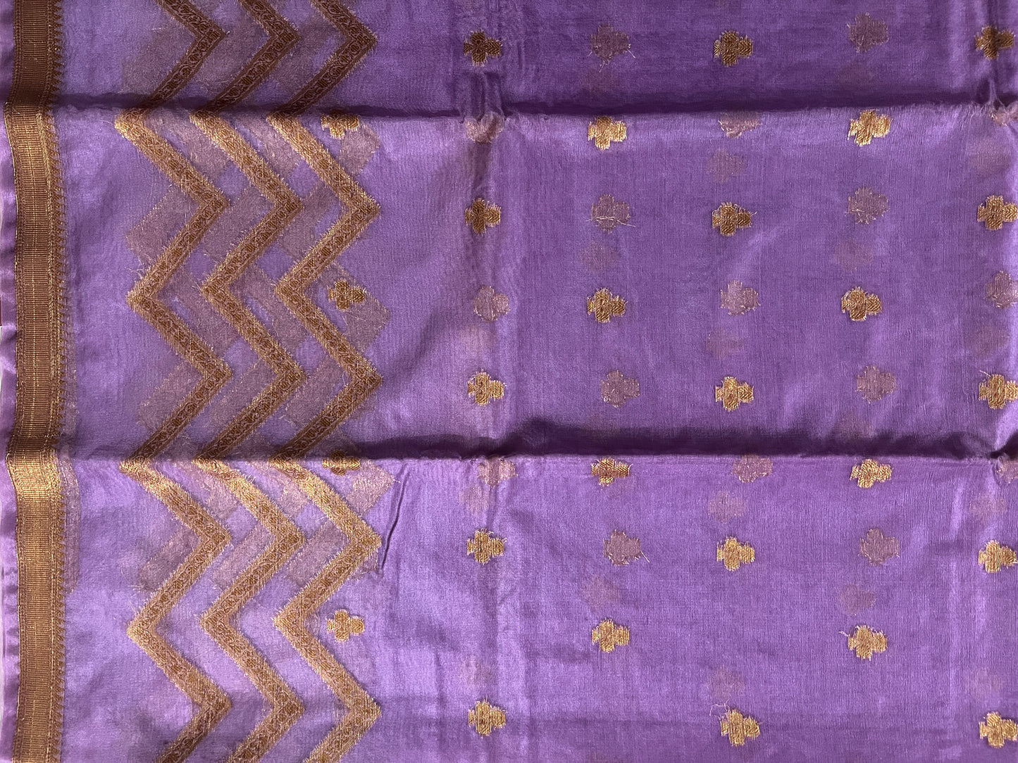 KS304- Elegant silk blended purple saree