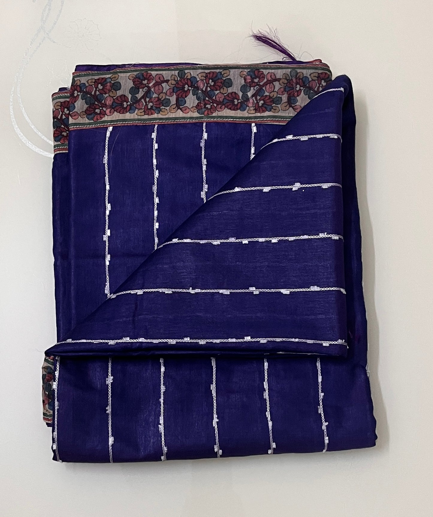 CAS194 - Royal blue art silk saree