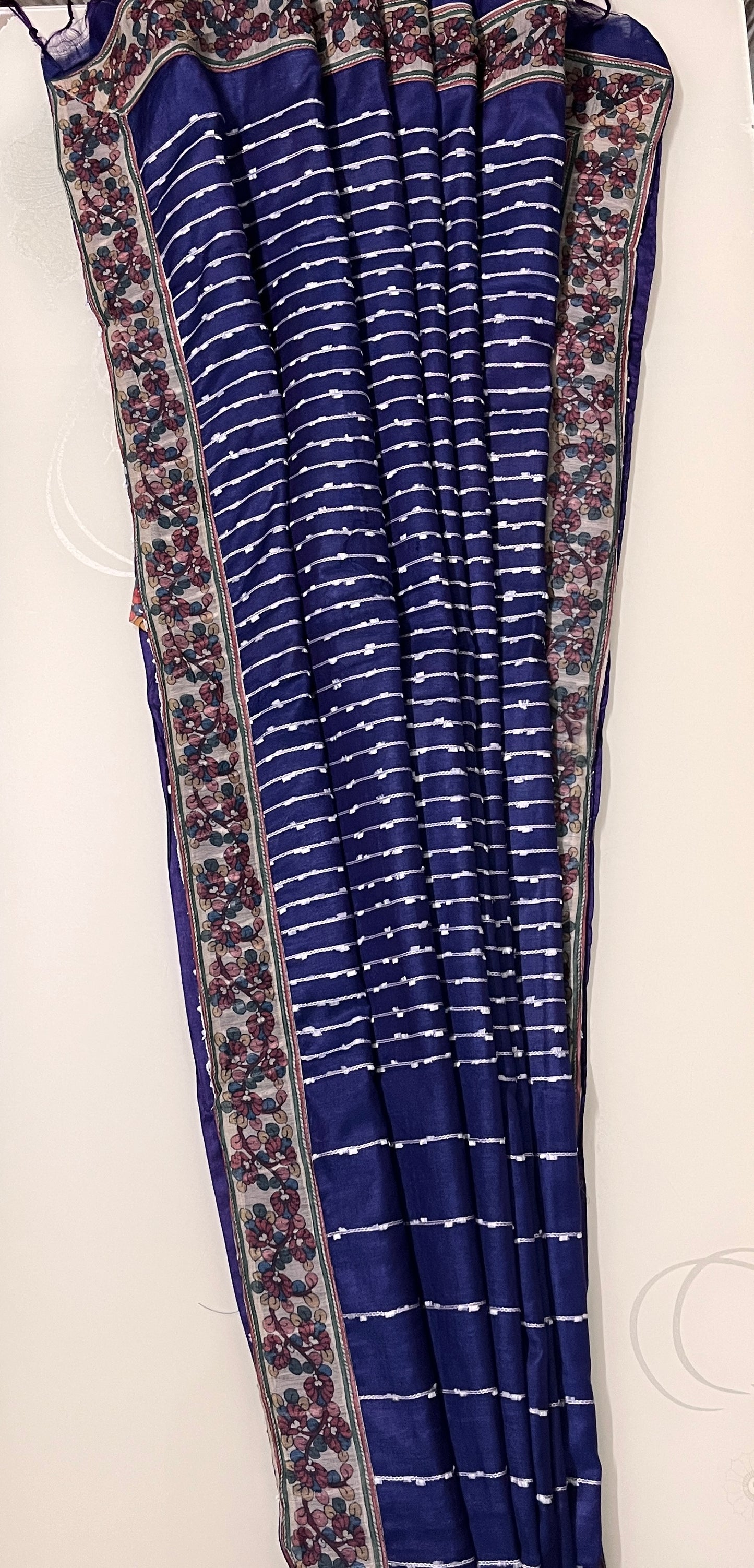 CAS194 - Royal blue art silk saree