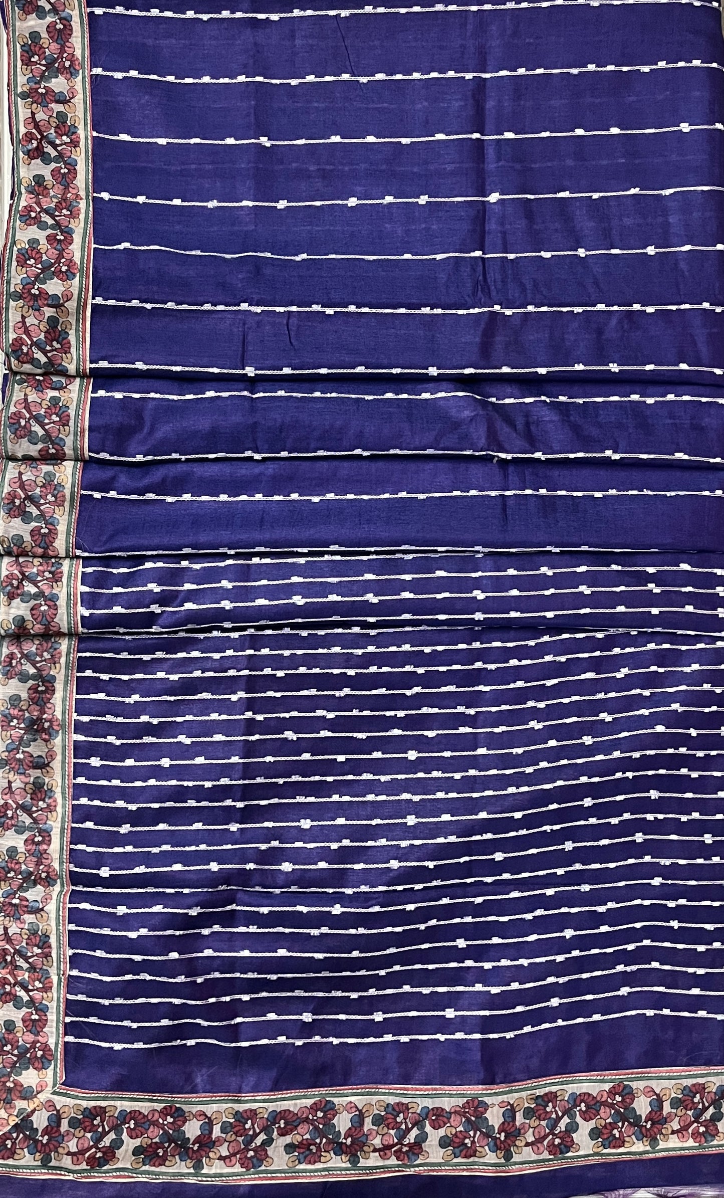 CAS194 - Royal blue art silk saree