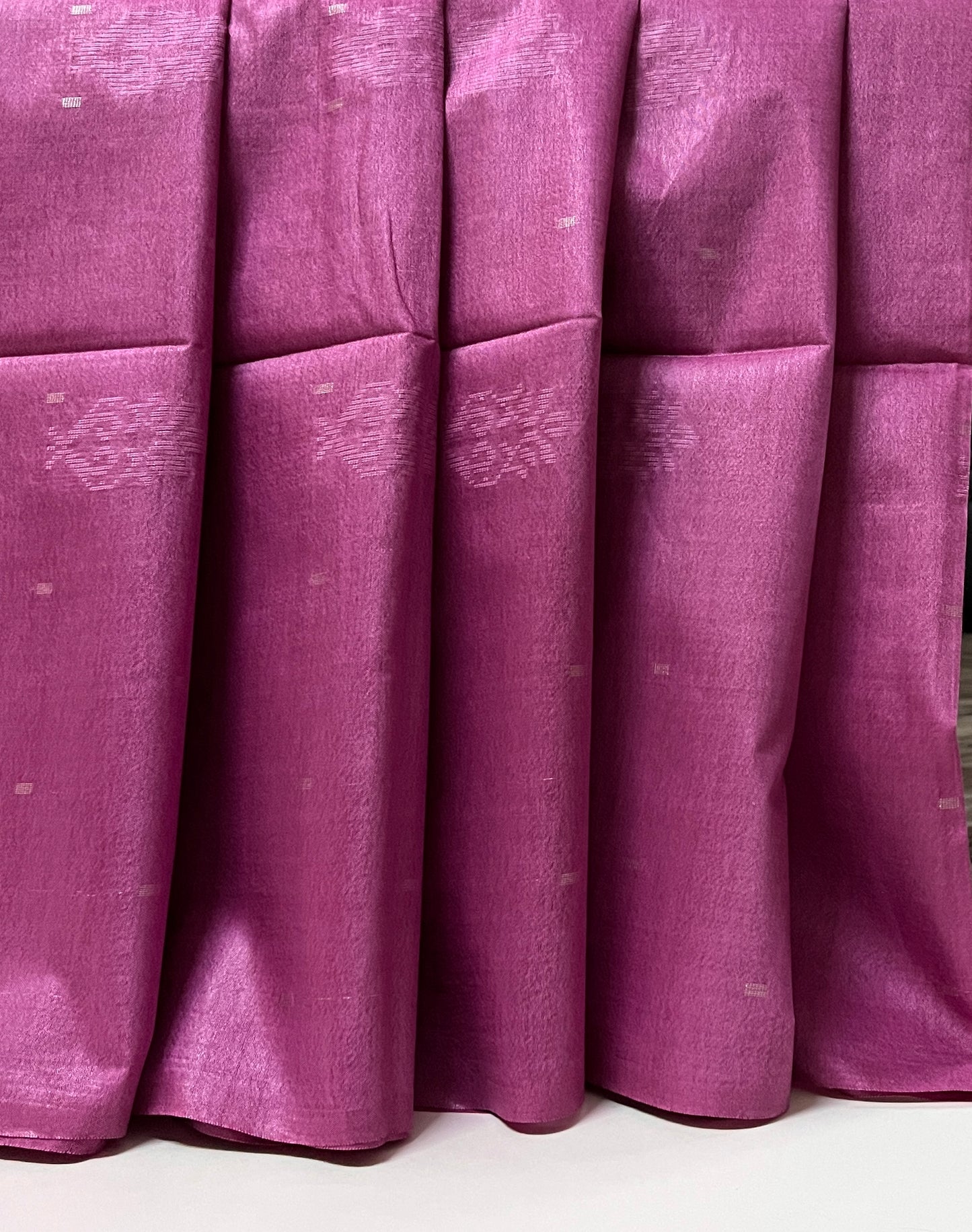 Ks 239 - Elegant Rose Pink Soft Silk Saree