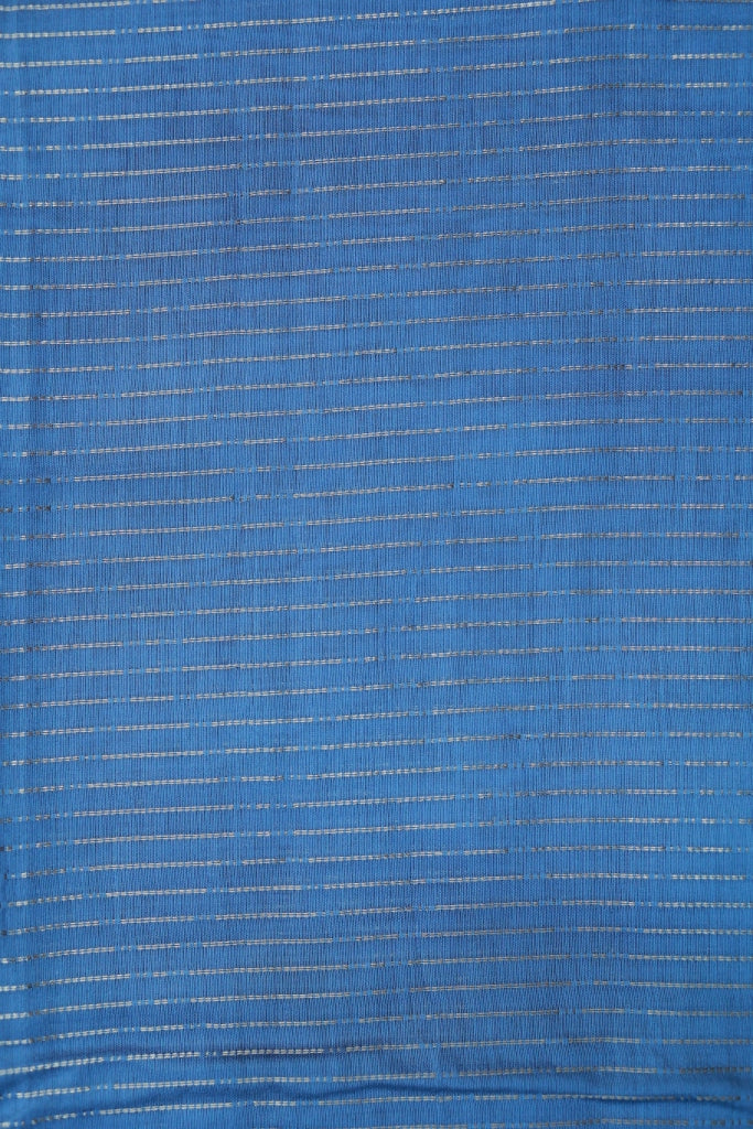 KS90 - Dual tone cool blue and silver raw silk