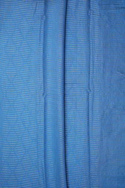 KS90 - Dual tone cool blue and silver raw silk