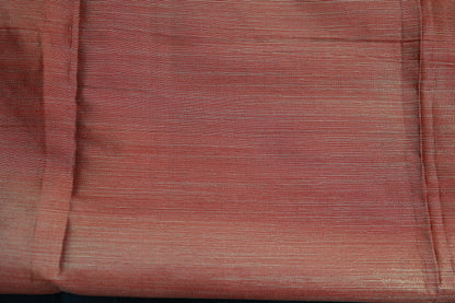 KS75 - Elegant Handwoven Red & Black Cotton Saree
