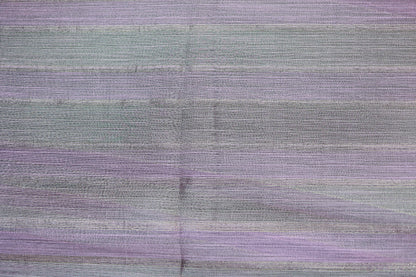 KS92 - Baby pink with silver border raw silk