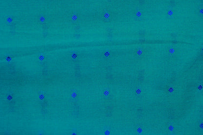 KS73 - Aqua and royal blue Semi Tussar Sarees