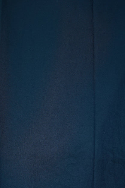 KS103 - Midnight Blue Semi-Crepe Zari Saree