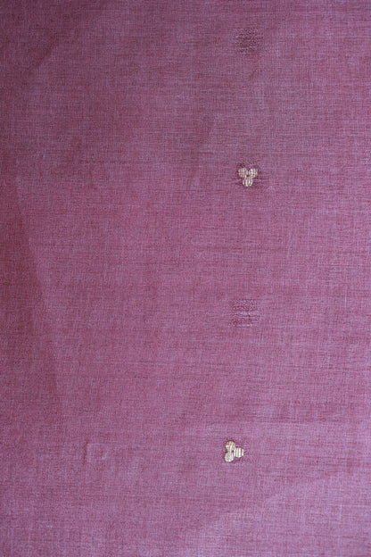 KS109 - Lavender shade with golden border Tussar Saree