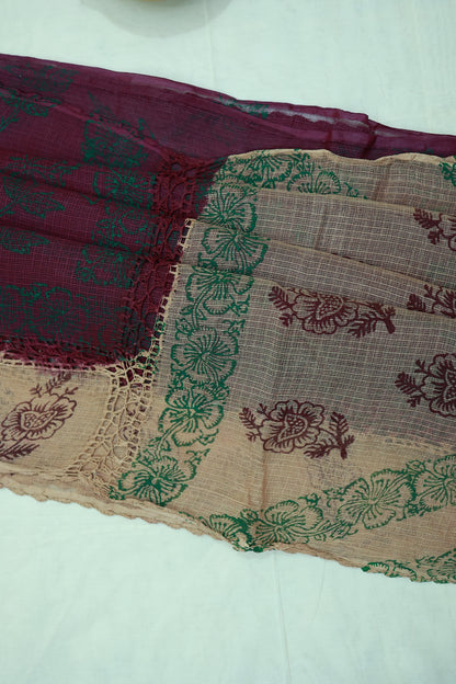 KS107 - Handwoven Patchwork saree