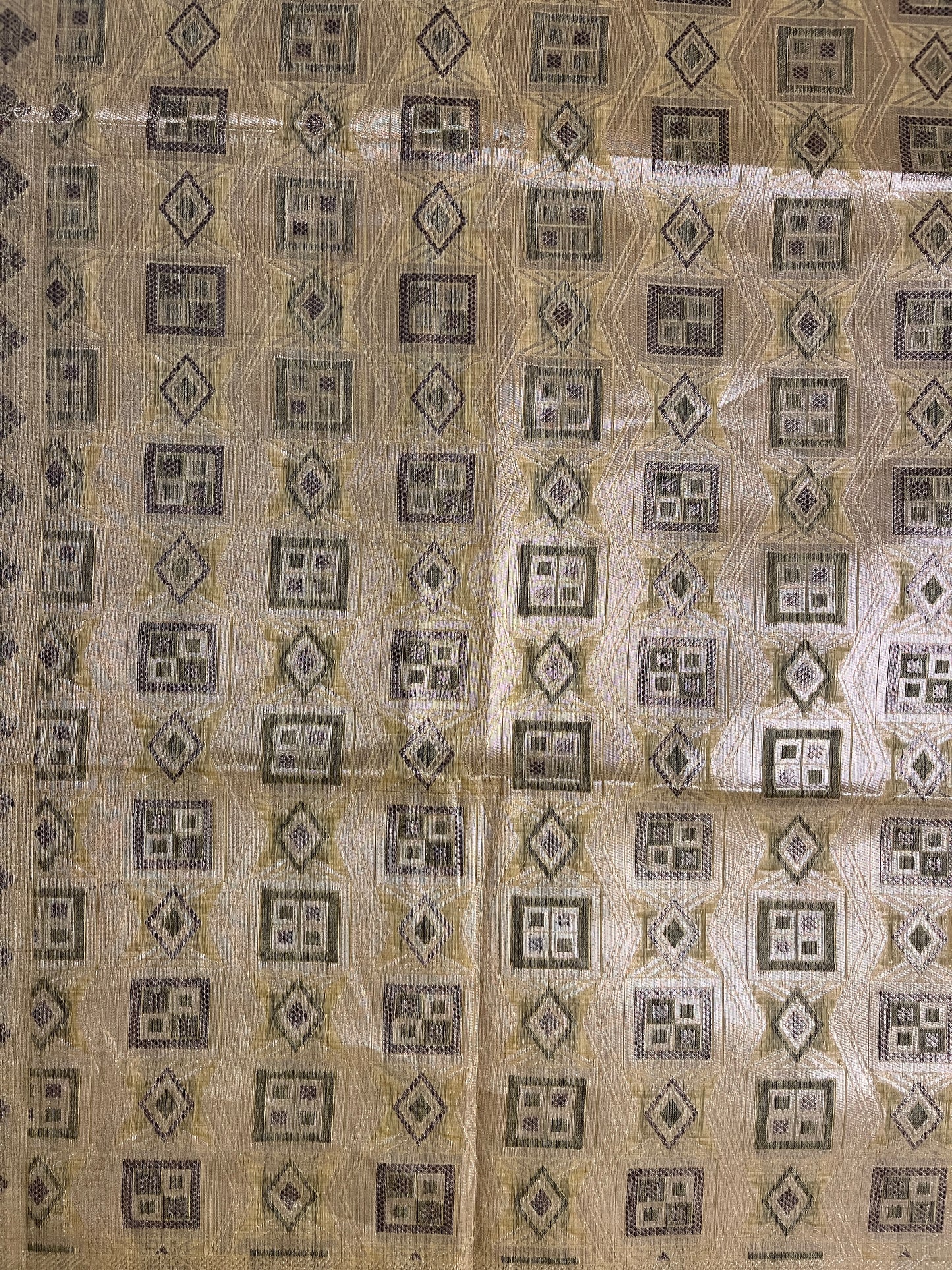 Ks 234 - Mustard Gold Floral Woven Saree with Rich Zari Border & Tassel Pallu