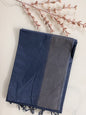 KS285 -Silk blended Navy Blue saree