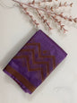 KS304- Elegant silk blended purple saree