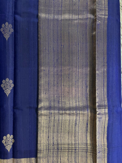 KS219 - Navy Blue silk saree