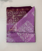 CAS186 - Magenta-pink and purple tone silk blended saree