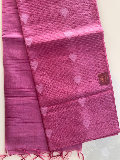 KS 144 - Beautiful Rose Pink saree